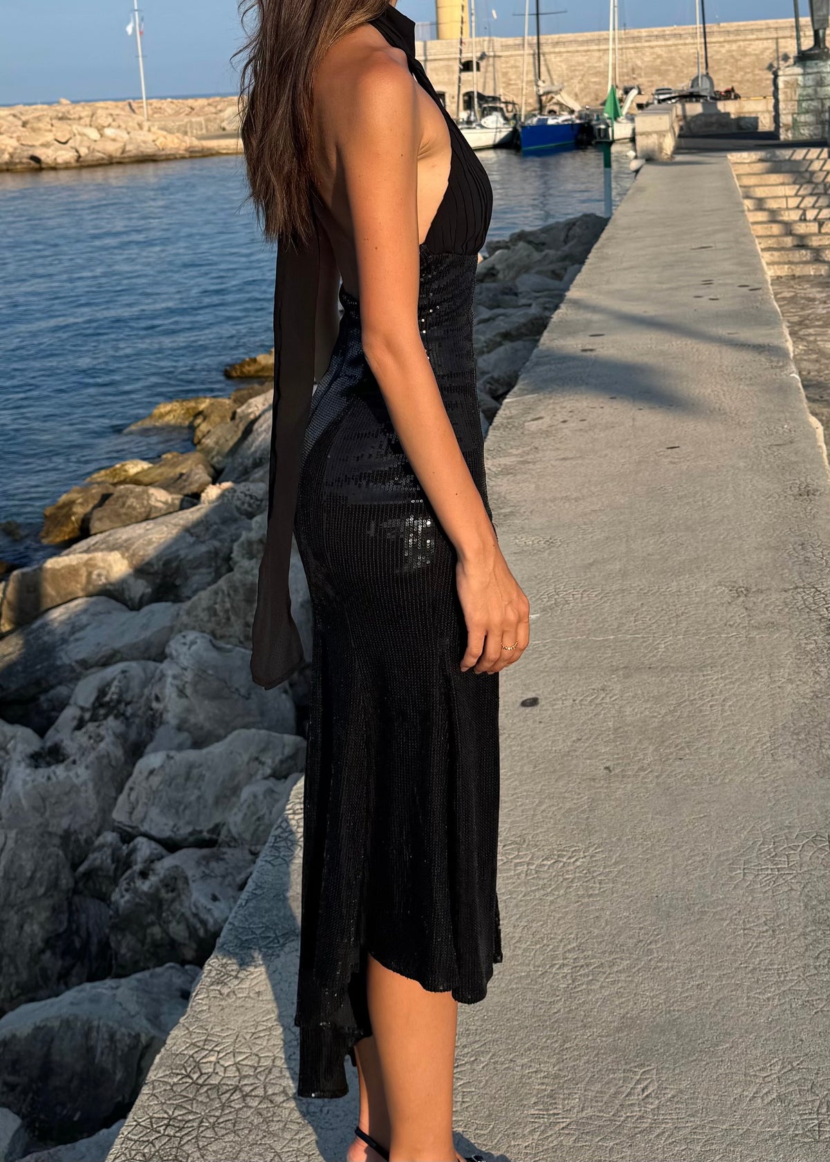 Noir Night Dress