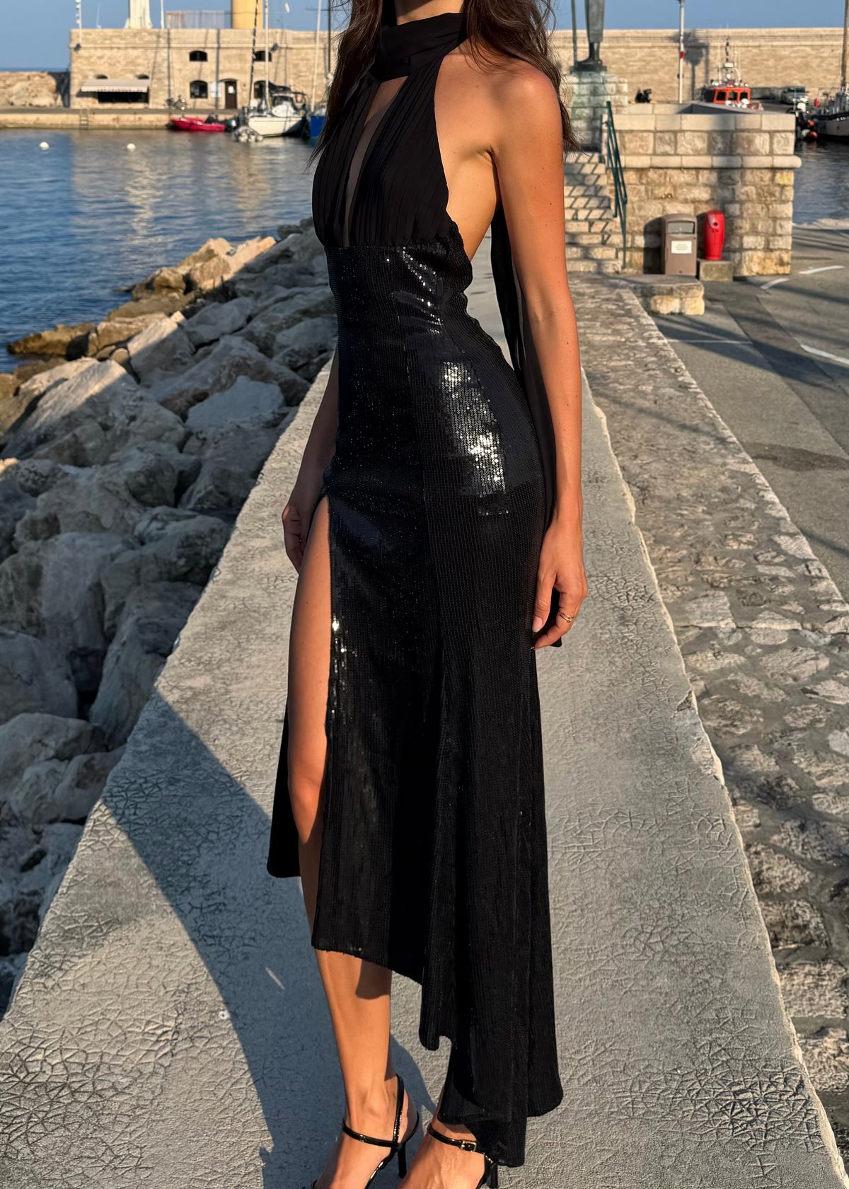 Noir Night Dress