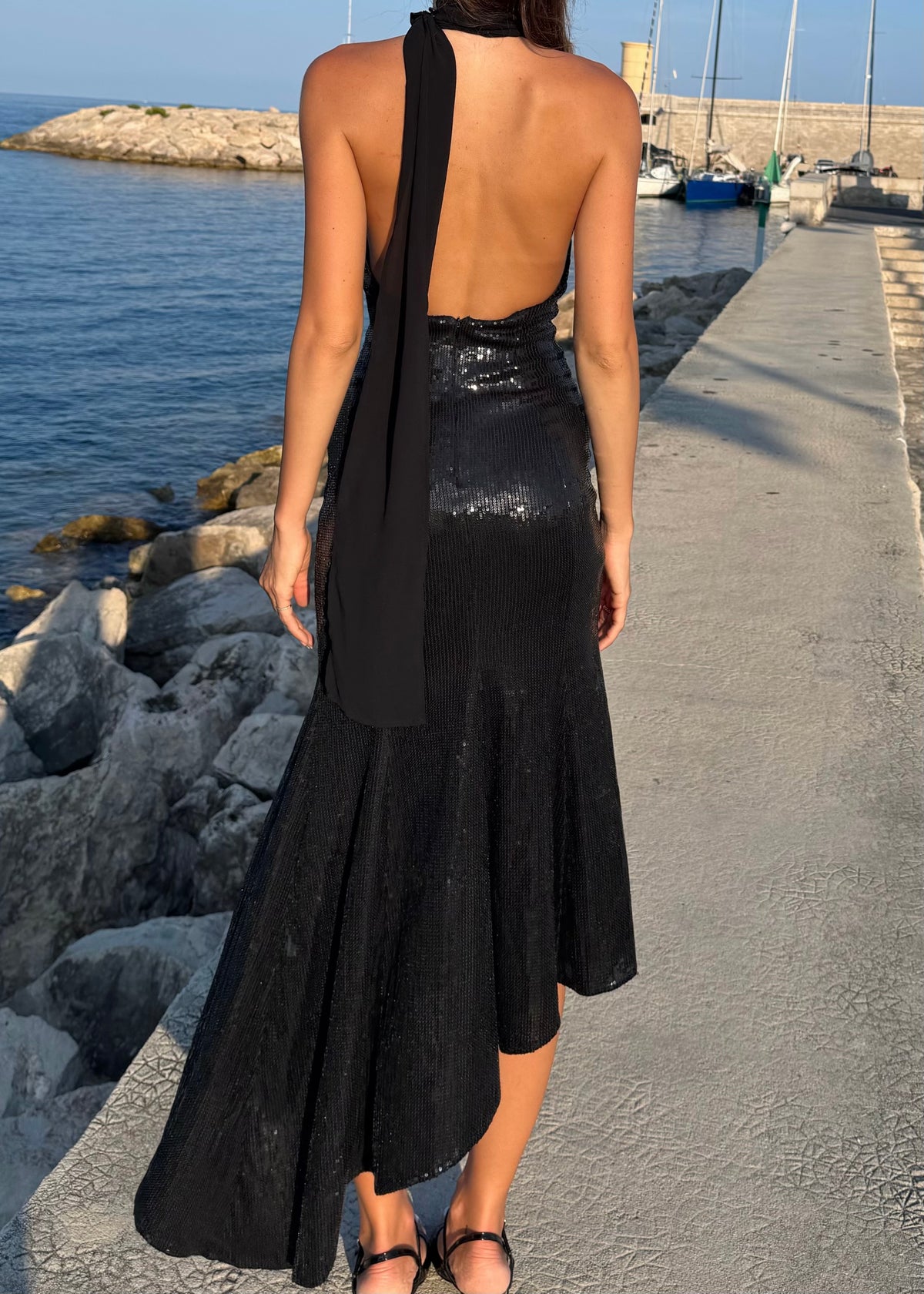 Noir Night Dress